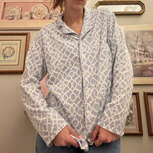 Cute Blue And White Button Up 3 Df 0